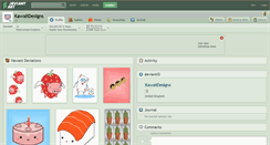 Desktop Screenshot of kawaiidesigns.deviantart.com