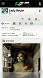Mobile Screenshot of lady-necro.deviantart.com