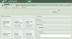 Desktop Screenshot of dryopalite.deviantart.com