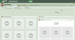 Desktop Screenshot of lacetheory.deviantart.com