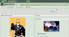 Desktop Screenshot of ichigokurosakiluver.deviantart.com