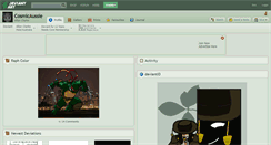 Desktop Screenshot of cosmicaussie.deviantart.com