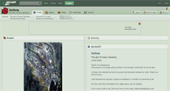 Desktop Screenshot of dellinia.deviantart.com