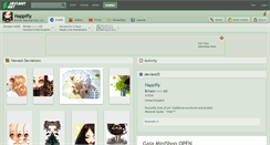 Desktop Screenshot of happifly.deviantart.com