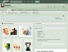 Tablet Screenshot of happifly.deviantart.com