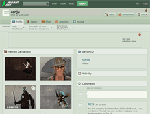 Tablet Screenshot of conju.deviantart.com