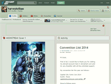 Tablet Screenshot of harveytolibao.deviantart.com