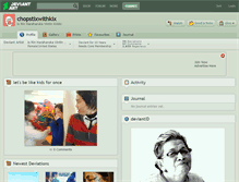 Tablet Screenshot of chopstixwithkix.deviantart.com