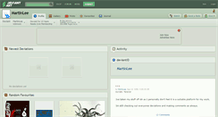 Desktop Screenshot of martinlee.deviantart.com