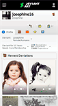 Mobile Screenshot of josephine26.deviantart.com