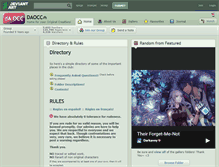 Tablet Screenshot of daocc.deviantart.com
