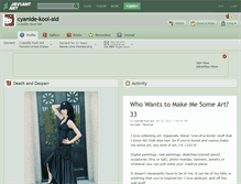 Tablet Screenshot of cyanide-kool-aid.deviantart.com