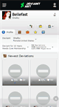 Mobile Screenshot of bellefast.deviantart.com