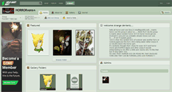 Desktop Screenshot of horrorvore.deviantart.com