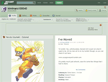 Tablet Screenshot of kimimaro100040.deviantart.com