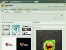 Tablet Screenshot of k4m1kazee.deviantart.com