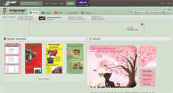 Desktop Screenshot of midgarangel.deviantart.com