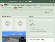 Tablet Screenshot of kiwipix.deviantart.com