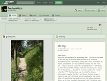 Tablet Screenshot of persianwitch.deviantart.com