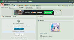 Desktop Screenshot of mametchi1234.deviantart.com