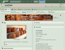 Tablet Screenshot of amyelouise.deviantart.com