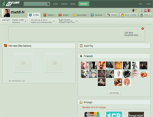 Tablet Screenshot of maddi-n.deviantart.com