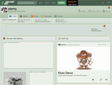 Tablet Screenshot of ederhq.deviantart.com