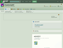 Tablet Screenshot of cheshirecatny.deviantart.com