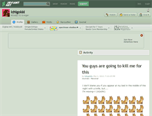 Tablet Screenshot of ichigokki.deviantart.com