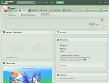 Tablet Screenshot of firems.deviantart.com