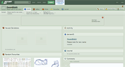 Desktop Screenshot of doombiskit.deviantart.com