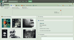 Desktop Screenshot of disstrust.deviantart.com
