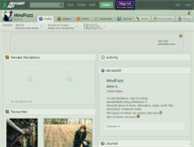 Tablet Screenshot of mindfuzz.deviantart.com