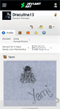 Mobile Screenshot of draculina13.deviantart.com
