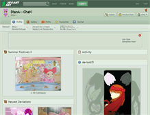 Tablet Screenshot of diana---chan.deviantart.com