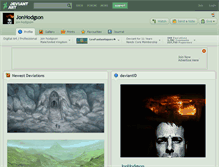 Tablet Screenshot of jonhodgson.deviantart.com