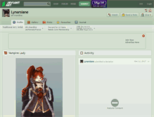 Tablet Screenshot of lynarsiane.deviantart.com