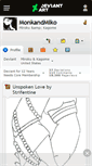Mobile Screenshot of monkandmiko.deviantart.com
