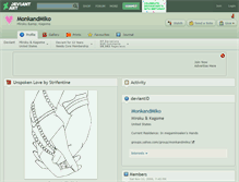 Tablet Screenshot of monkandmiko.deviantart.com
