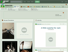 Tablet Screenshot of aosou-kun.deviantart.com