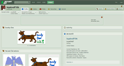 Desktop Screenshot of loyalwolf106.deviantart.com
