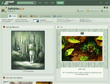 Tablet Screenshot of daffodille.deviantart.com