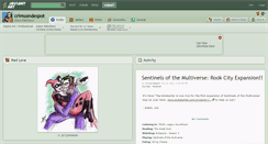 Desktop Screenshot of crimsondespot.deviantart.com