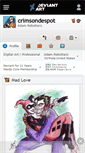 Mobile Screenshot of crimsondespot.deviantart.com