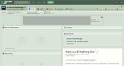 Desktop Screenshot of mustcontainfangirl1.deviantart.com
