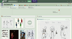 Desktop Screenshot of missvirginie100.deviantart.com