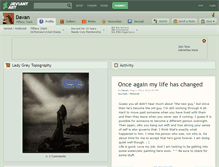 Tablet Screenshot of davan.deviantart.com