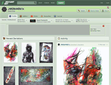 Tablet Screenshot of j4k0644061x.deviantart.com