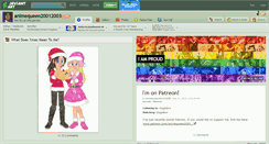 Desktop Screenshot of animequeen20012003.deviantart.com