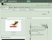 Tablet Screenshot of nakri.deviantart.com